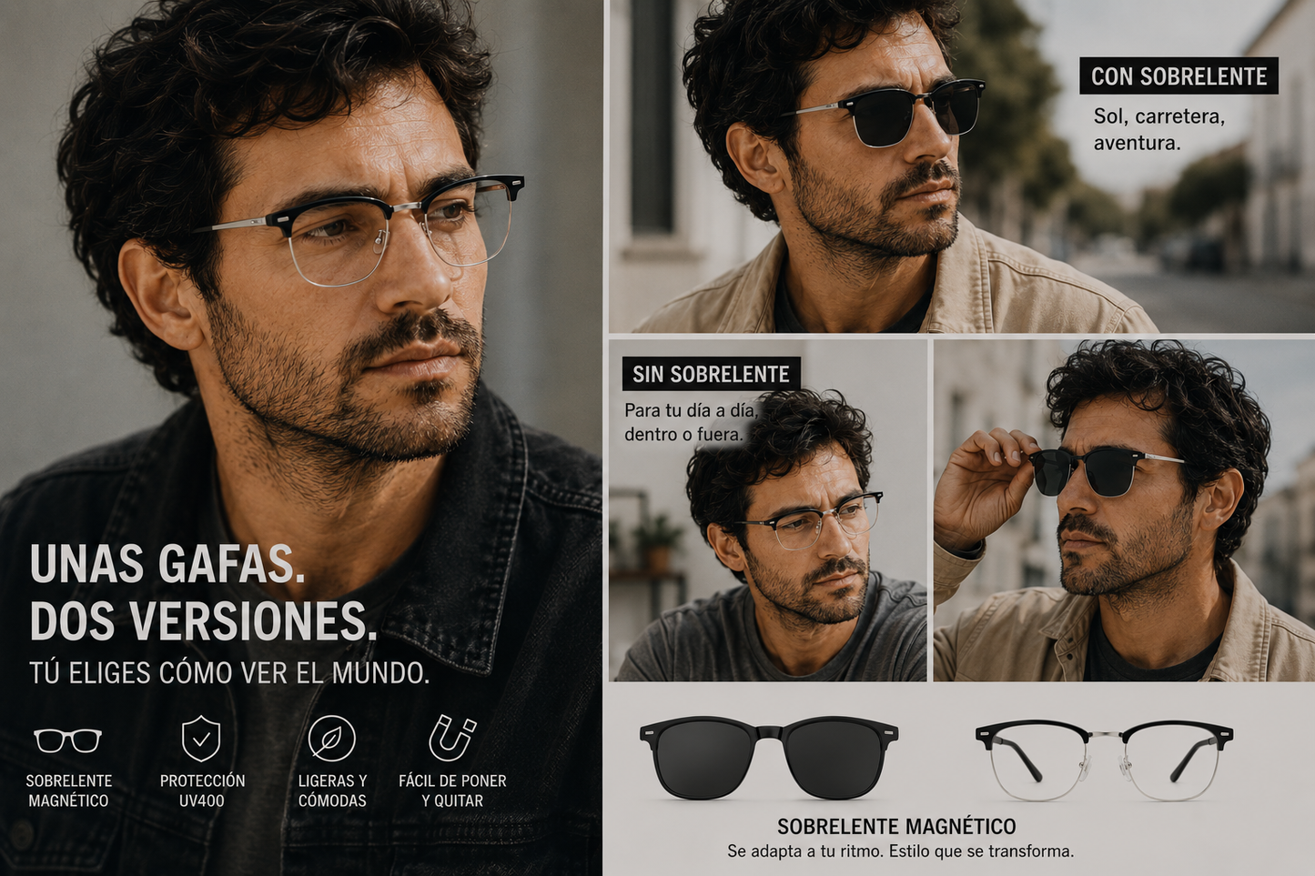 DualForce - Unas gafas. Dos versiones.
