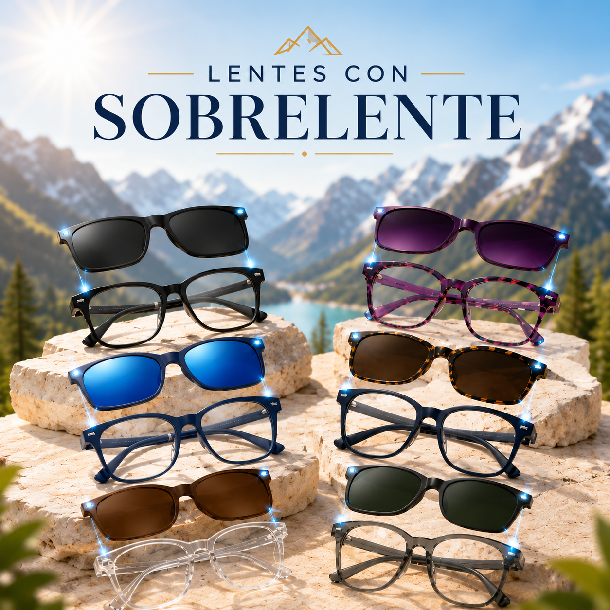 Lentes con Sobrelente