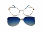 Sapphire Glow Duo - Delicadeza dorada, encanto azul.