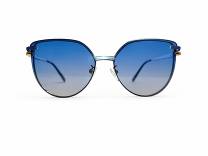Sapphire Glow Duo - Delicadeza dorada, encanto azul.