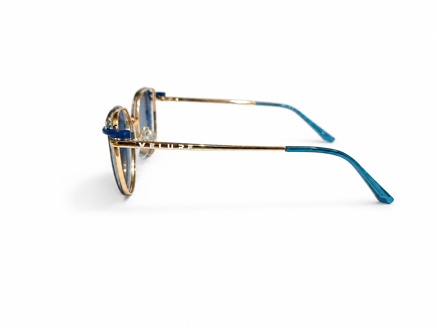 Sapphire Glow Duo - Delicadeza dorada, encanto azul.