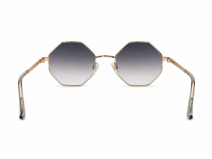Iconic Gold - Geometría dorada, estilo inolvidable.