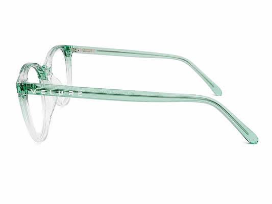 Mint Amelie - Transparencia menta con estilo natural.